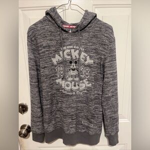 Disney Parks Walt Disney World The One & Only Mickey Mouse Heather Gray Hoodie S